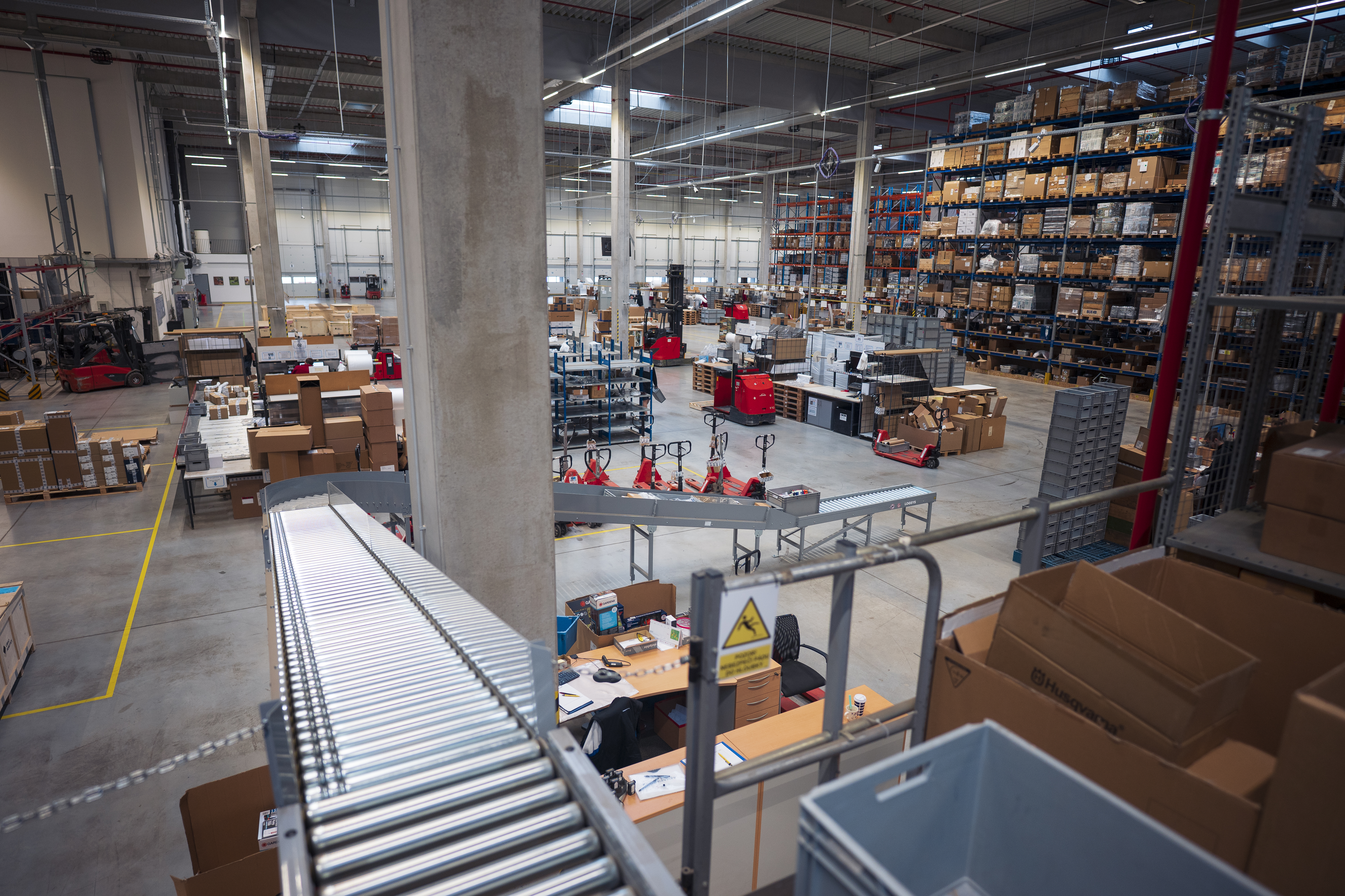 Nový sklad pro skupinu Husqvarna s&nbsp;ADR sekcí a&nbsp;prostorem pro další klienty