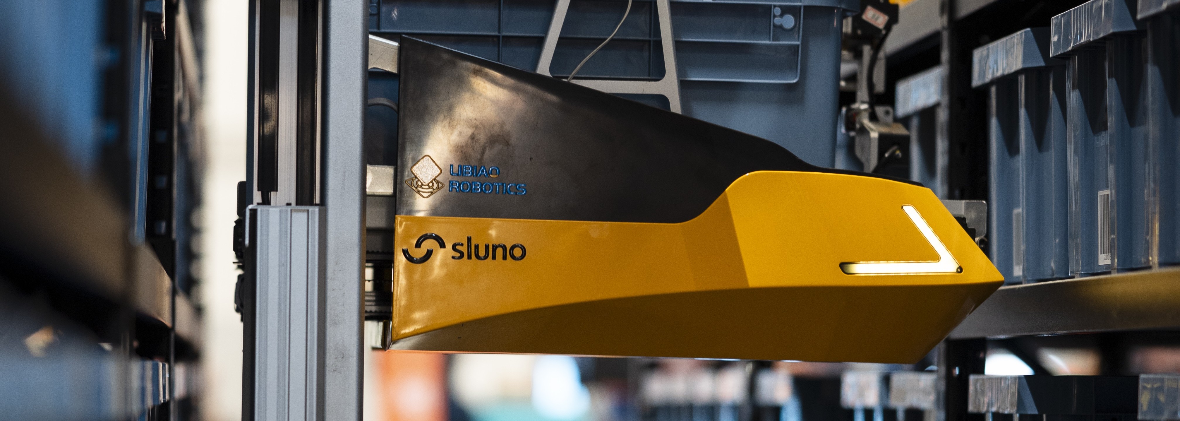 AirRob at the Geis warehouse in Ostrava 