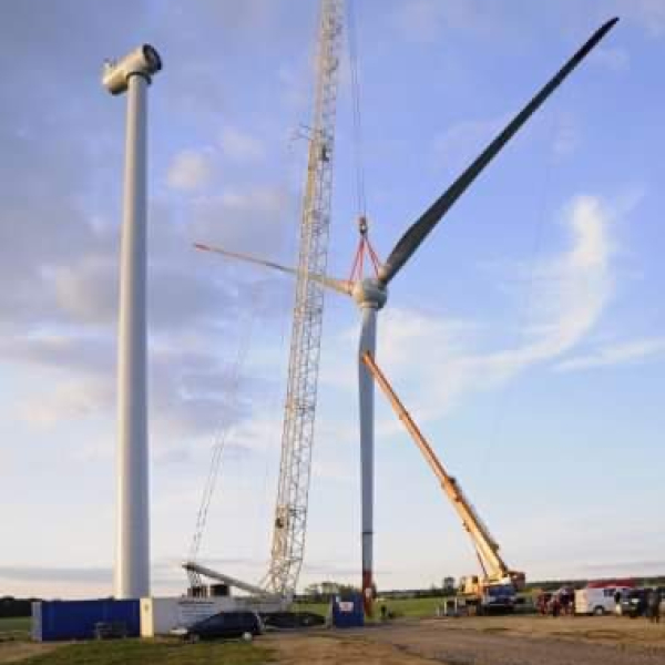 Doprava a montáž větrné elektrárny