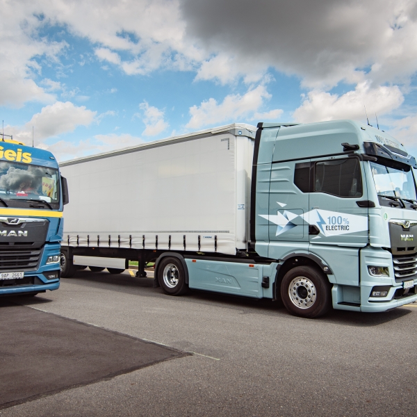 Geis tested the MAN eTGX electric truck