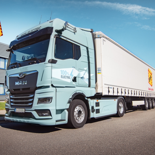 Geis tested the MAN eTGX electric truck