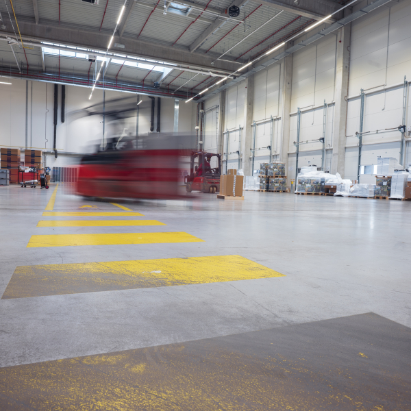 AirRob at the Geis warehouse in Ostrava 