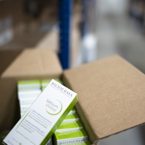 Skladová logistika pro kosmetiku Bioderma